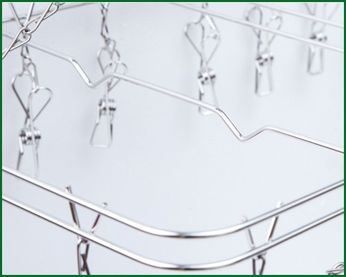 金育德 不鏽鋼曬襪架 L 20夾 SUS304 曬衣架 圓形曬襪架 晾襪架 廠家直銷